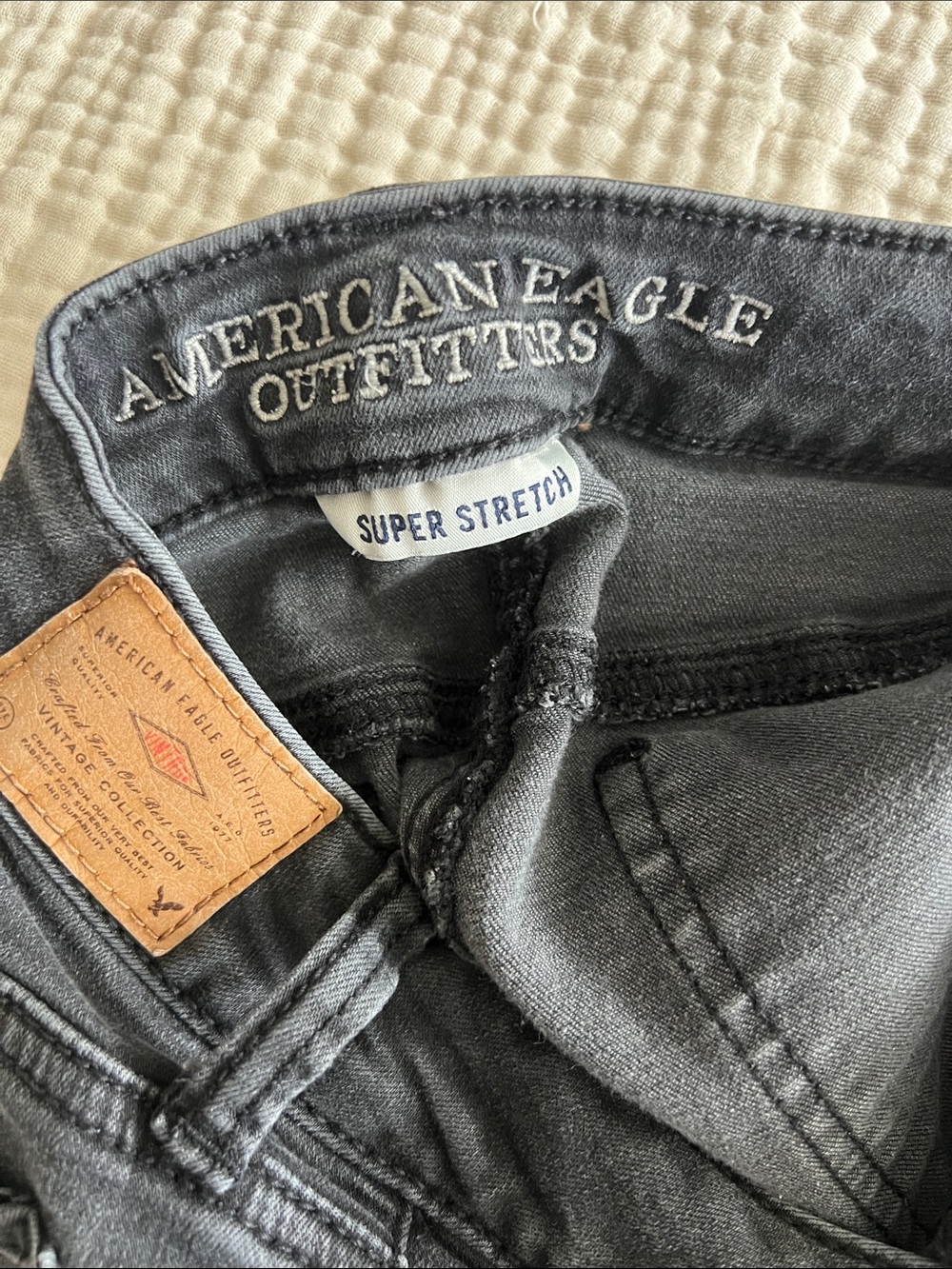 Black Distressed Skinny Jeans - Picture 9 of 9